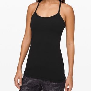 Black Lululemon Power Y Tanktop